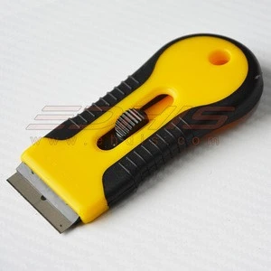 rubber putty knife /stainless glass window squeegee /retractable razor scraper