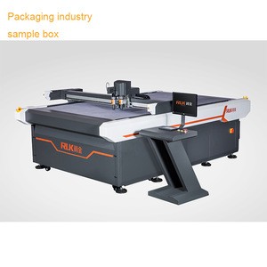 RUK cnc carton box cutting machine/with creasing wheel/oscillating tool/