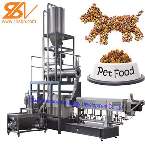 Saibainuo automatic dog cat fish shrimp pet food extruder machine production line