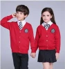 sale cheap custom student children kids school v-neck uniform sweater