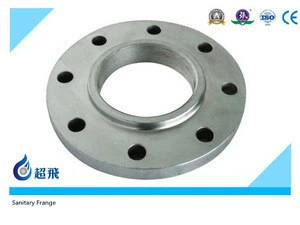 Sanitary class 150 stainless steel pipe fittings flange for dairy equipment parts