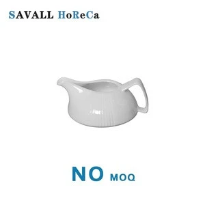 Savall HoReCa star hotel restaurant ceramic catering cream pot classic white porcelain milk jar ceramic Milk jar