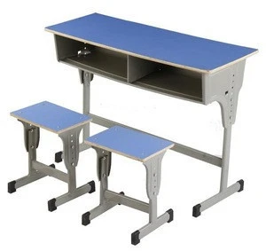 school furniture for children&#39;s education kids writing chairs with tables attached