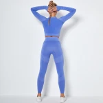 Seamless Gym Clothing Women Gym Yoga Set Fitness Workout Sets Yoga Top And Athletic Legging Womens Sportswear Suit