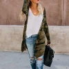 Sell high quality leopard long sleeve cardigan coat for women