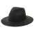 Import SH-1014 Classic Women Men Vintage Flat Felt Wide Brim Panama Fedora Hats from China