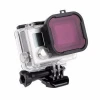 SHOOT Waterproof Case Lens Filters for GoPro Hero 4 3+/4 Action Camera Yellow Purple Grey Red Filter for Go Pro Diving Accessory