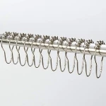 Shower Curtain Hooks Rings Stainless Steel Shower Curtain Rings and Hooks for Bathroom Shower Rods Curtains-Set of 12