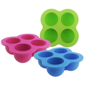 Silicone Baby Food Storage Trays- Reusable Food Freezer Container Silicon Tray With Clip On Lid