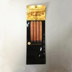 silver foil plastic zipper pouch for tobacco packaging from  China