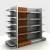 Import single sided supermarket gondola shelf from hebei woke metal products company from China