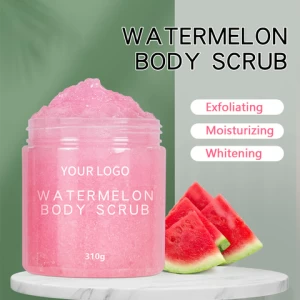 Skin Care Exfoliating Whitening Body Scrub Organic Watermelon Body And Face Sugar Scrub