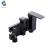 Import slide bar square style luxury black shower column faucet with rain shower head bidet spray from China