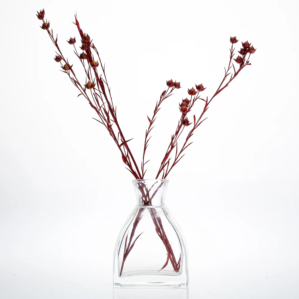 small glass flower vase clear wedding tall glass cylinder vase for home decor