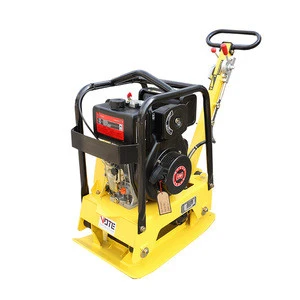 Small Hydraulic Vibrating Plate Compactor Machine Prices Reversible Vibratory Diesel Stone Plate Tamper Capacity For Sale