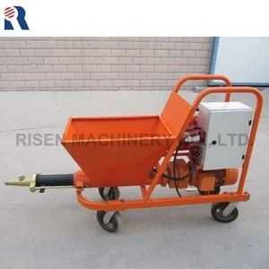 Small-size screw type cement mortar spraying machine / mortar pump for plastering the cement mortar on the wall