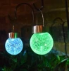 Solar Color Change LED Ball Garden Hanging Outdoor Landscape Lamp