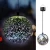 Import Solar power holographic lamp LED color changing fireworks glass globe ball solar lights outdoor from China