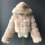 Import Solid Color Luxury 2021 New Winter Coat Jacket Women Faux Fox Fur Coat With Hood Fashion Short Style Fake Fur Coat For Lady from China