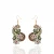 Import SophiaXuan Holiday Pearl Dangling Earrings Acrylic Flower Round Pendant Women Hawaiian Earrings from China