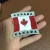 Import Souvenir Canada  Gifts Metallic  Maple Leaf Fridge Magnet from China