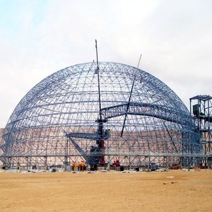 Space frame systems dome sheds steel roof construction coal yard storage shed structures