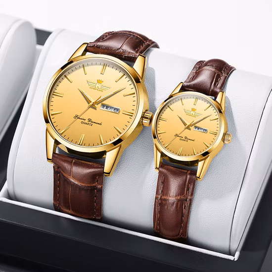 Import Genuine Leather Business Watch, Designed Specifically for Men from China