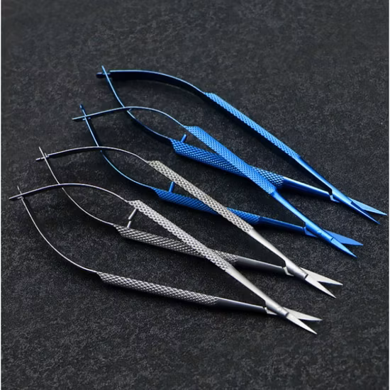 Surgical Instrument Stainless Steel Titanium Alloy Straight Curved Medical Scissors