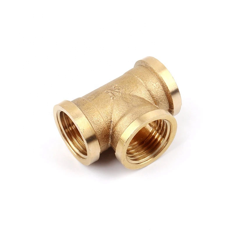 Specialty Customized Brass Tee Tube Connector Pipes Fittings