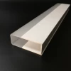 square acrylic led light housing tube coextruded(50X20mm)