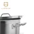 Import Stainless steel 20cm 6L / 8inch 6.5Quart Stock pot with Sandwich bottom Lid (05style) from China