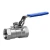 Import Stainless Steel 304 316 2pcs stainless steel ball valve  water ball valve cf8m 1000wog kitz hydraulic ss bsp thread ball valve from China