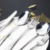 stainless steel flatware , sliver spoon fork and knife cutlery set