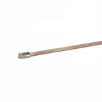 Stainless steel self-locking cable tie