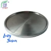 stainless steel single lazy susan plate with FDA,LFGB