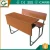 Import Steel and wooden double seats school classroom desk chair from China