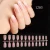 Import Sticky 24pcs / Set Long Lasting Long Coffin False Finger Nail Artificial Nails for Nail Art from China