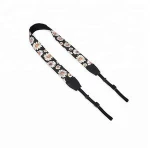 Stripes Quality Charms Lightweight Leather Camera Strap