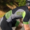 sublimation short sleeve cycling suit/custom made design cycle jersey/3D printing cycling short