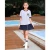 Import Summer Girls Skirt Sets School t Shirt and Skirt Sets  for Kindergarten and Primary School Girls from China