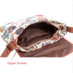 Summer Women Messenger Bags Flap Bag Lady Canvas Cartoon Owl Printed Crossbody Shoulder Bags Small Female Handbags