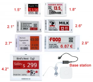 SUNPAITAG Supermarket Wireless Digital Price Tag E ink Display Electronic Shelf Labels ESL Demo Kit