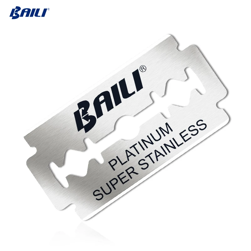 Super stainless steel double edge disposable shaving razor blade