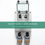 SWEIDEER 22mm 2/3Way Momentary Self-Lock Rotary Key Switch Transfer on Off Knob Switch for Electrical Panelboard