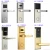 T57 RFID hotel smart card key room lock Hotel door handle lock with hotel management system