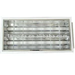 T8 Ceiling Light Louver Fixture longer lifespan Fluorescent Grille lamp