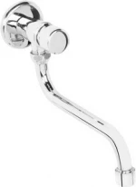 Time Control and 2 Holes Brass Materia Turkish Goods Product Chrome Surface Treatment Kitchen Faucet