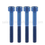 Titanium Screws High Quality GR5 Titanium Motorbike M5 M6 M8 DIN912 Titanium Allen Head Bolt