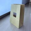 Toast Bakery Bread Paper Bag Making Machine with Window Takeaway Packaging Custom Bread Packaging Bag Kraft Paper Bag for Food