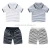 Import Toddler Baby Clothing Sets Boys Girls Unisex Soft Pima Cotton Tee and Bloomers Summer Clothing Sets from China